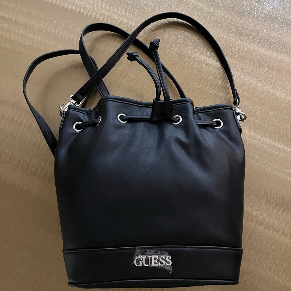 Guess Leather Bucket Backpack - Picture 4 of 5